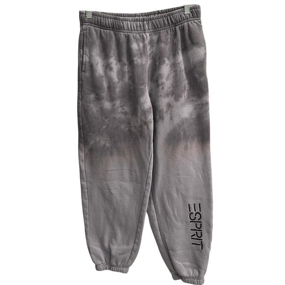 ESPRIT Size S Small Blue Gray Tie Dye Jogger Sweatpants - Picture 1 of 4